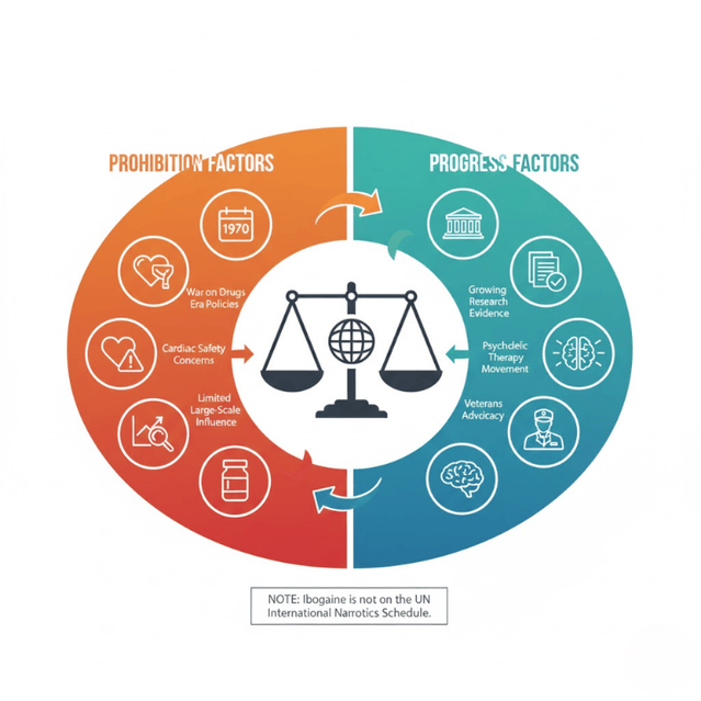 factors that influence ibogaine legal status